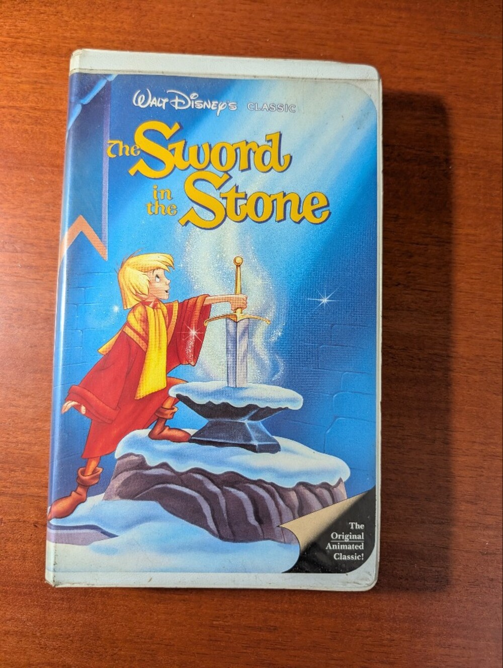 Walt Disney's Classic, The Sword in the Stone VHS Tape.